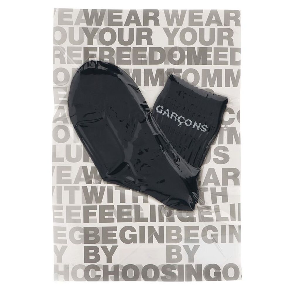 Comme Des Garçons Bicolor Cotton Men's Socks